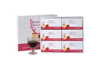 SAMSIDAE Korean Red Ginseng & Pomegranate Juice, Made in Korea, K-Food