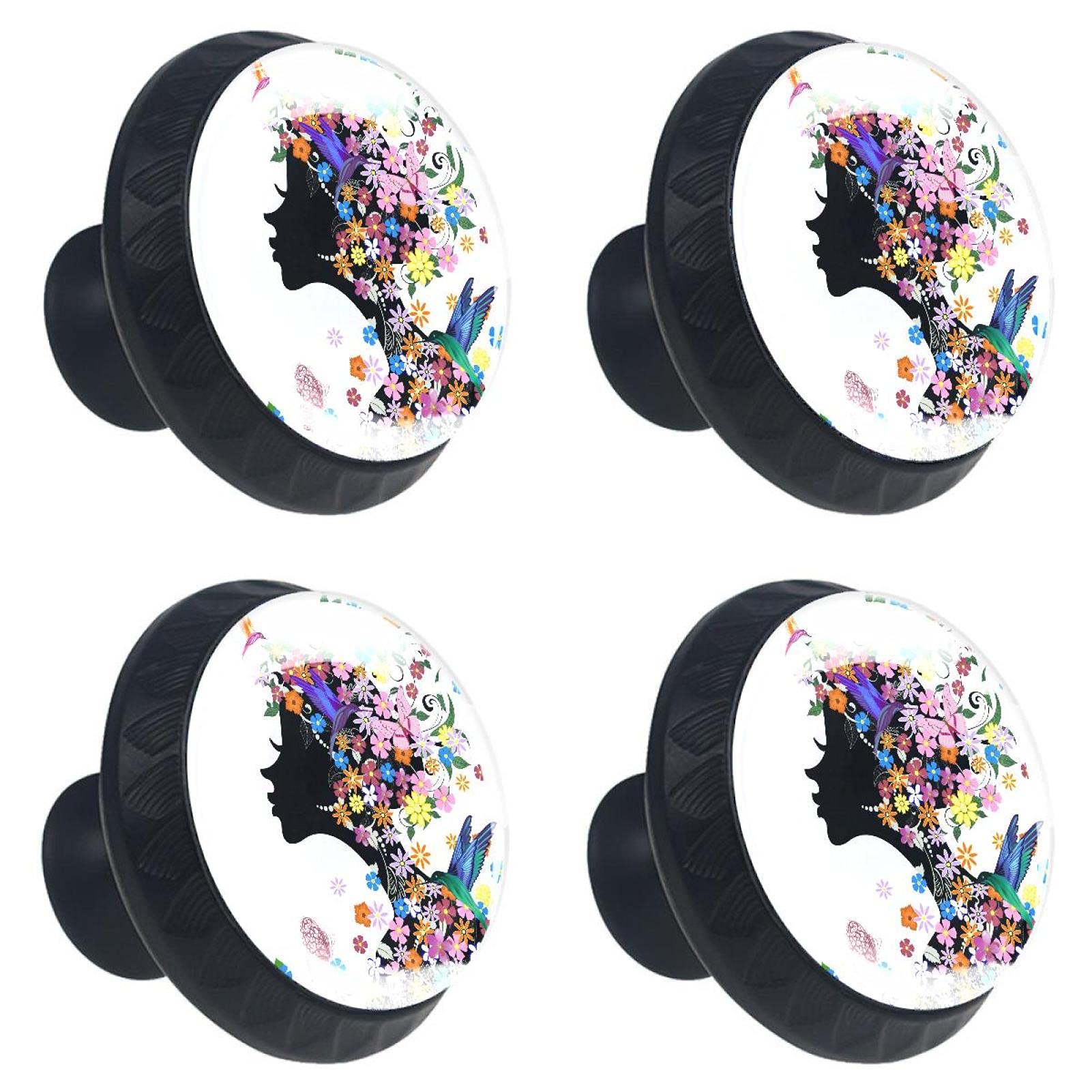 Boutons de tiroir en cristal 30mm pour meuble de cuisine et commode de bureau