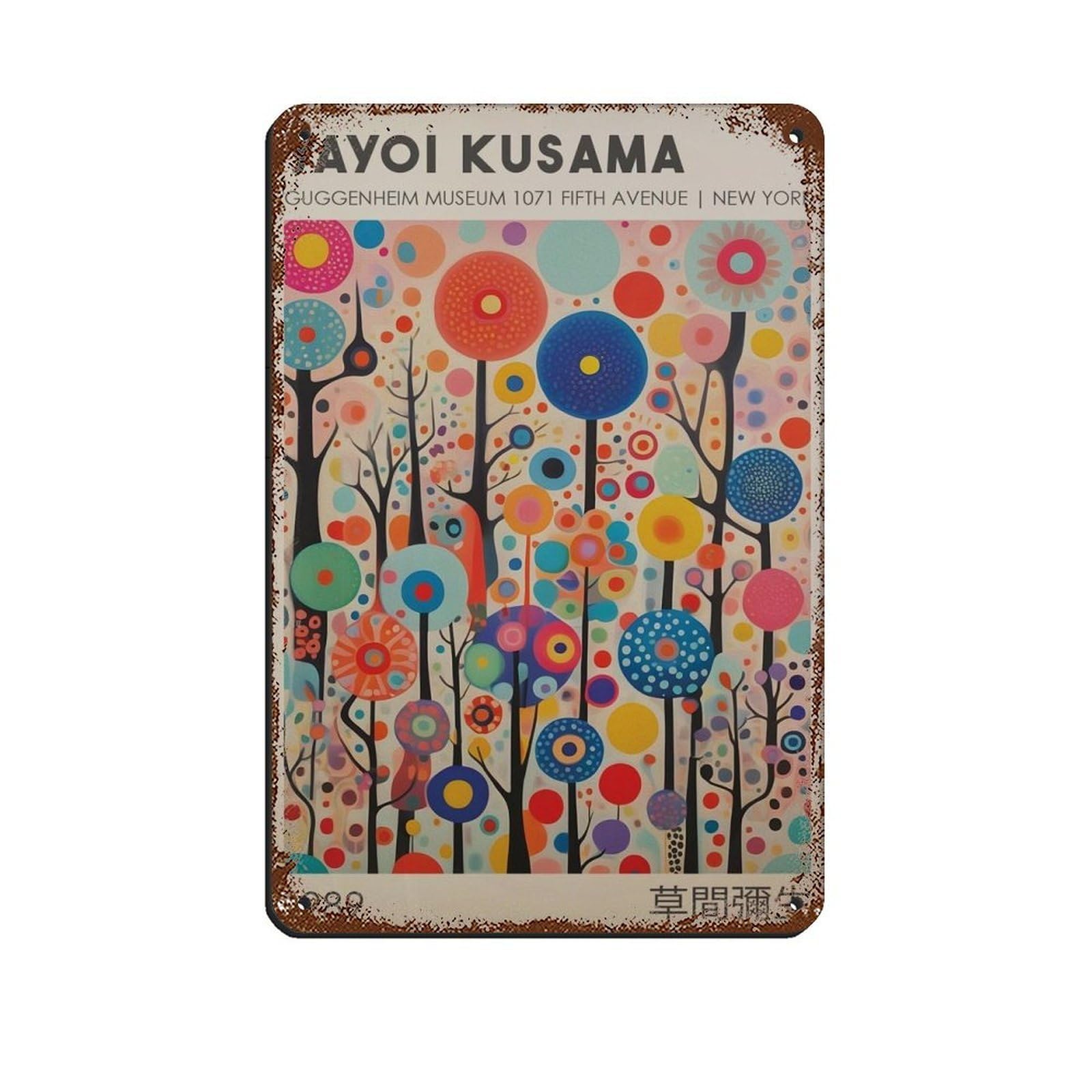 Japanese Art, Vintage Japanese Decor（1） Tin Sign Vintage Metal Pub Club Cafe Bar Home Wall Art Decoration Poster Retro 8x12inch(20x30cm)
