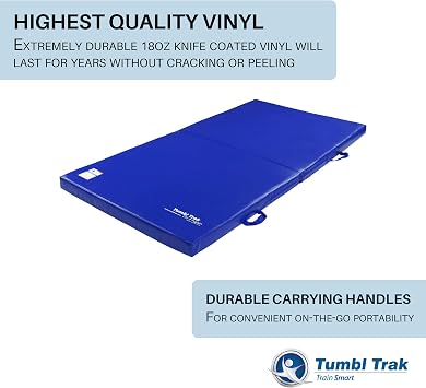 Tumbl Trak Folding Practice Mat, 4ft x 8ft x 4in