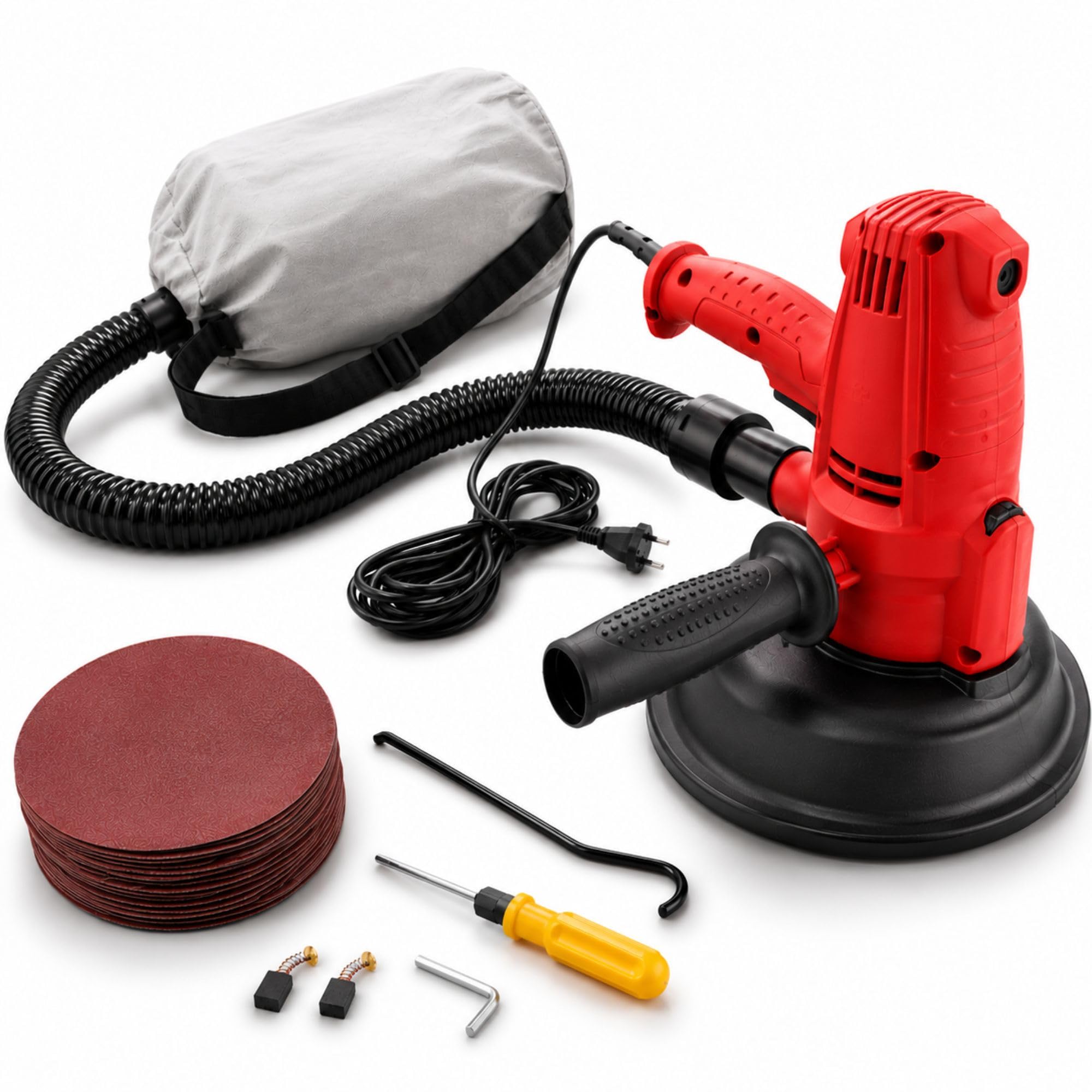 Arebos 710 W Deckenschleifer | Absaugung und 18x Schleifpapier