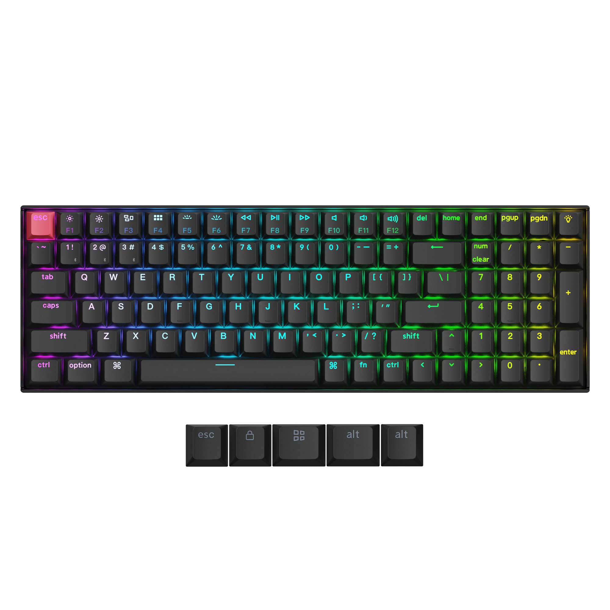Amazon.com: Keychron K4 QMK Wireless Custom Mechanical Keyboard
