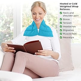 Microwavable Heating Pads 1 Piece Natural Moist Heat Pad for Back Pain, Neck and Shoulders, Nerve, Cramps, Lower Lumbar Relief