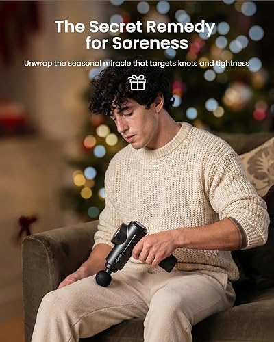 Miniatura 2 de RENPHO Pistola de masaje de tejido profundo elegible para la FSA, regalos de cumpleaños de Navidad para mujeres y hombres, masajeador muscular de