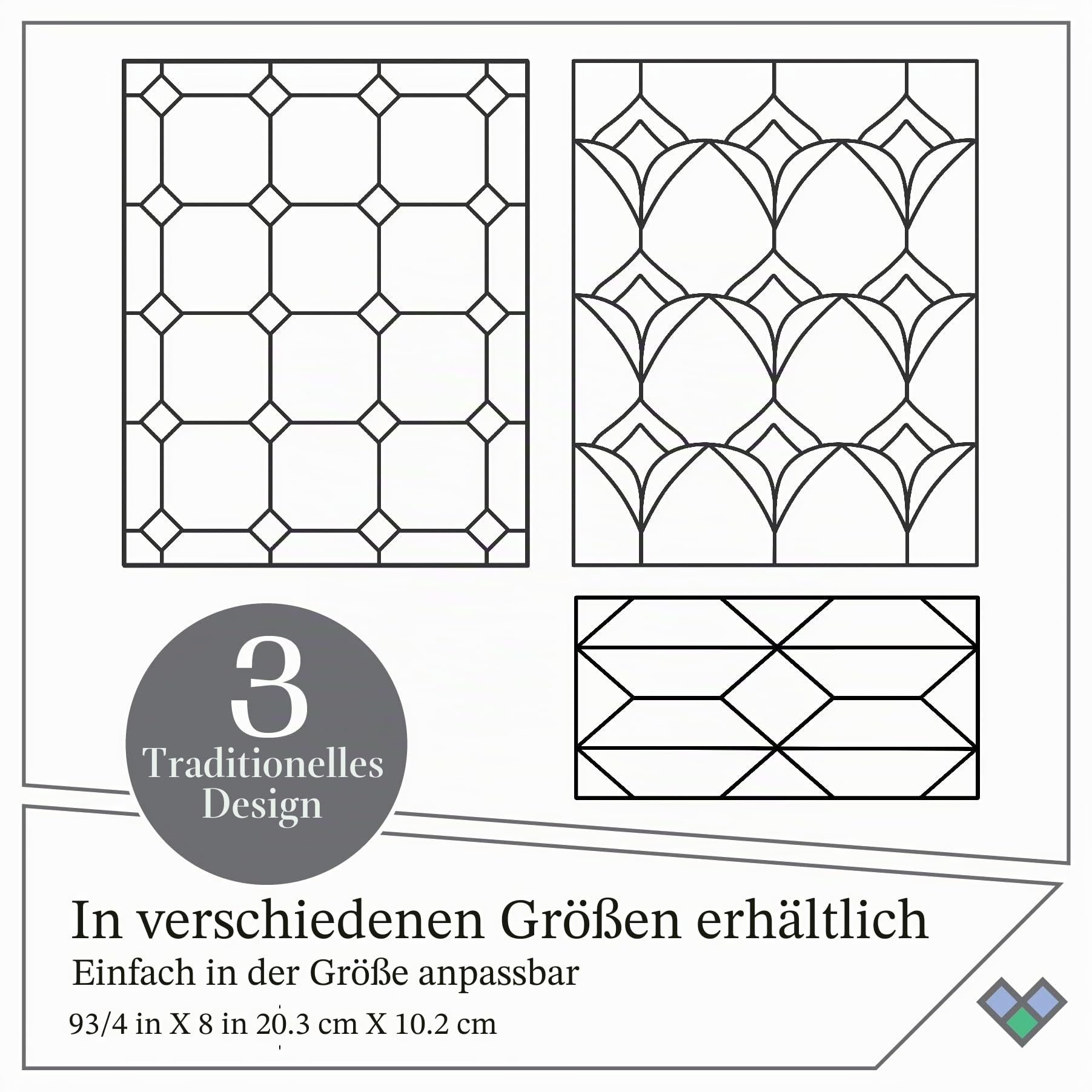 Gallery Glass, Buntglassverzierungen für Bastler, perfekt für Anfänger und Künstler, PROMOGGPW22, 236 ml, 4-teilig