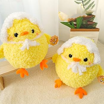 ひよこ 顔もからだも全然ちがうねえ☺ #ニトリのひよこ#ニトリのヒヨコ