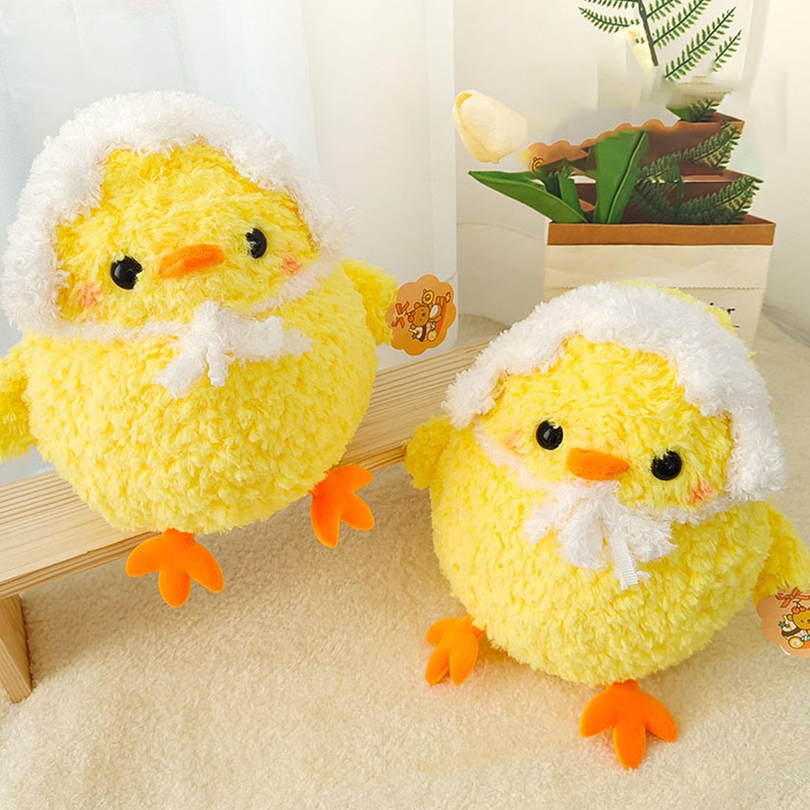 Amazon.co.jp: 黄色のひよこぬいぐるみ、ニワトリのぬいぐるみ