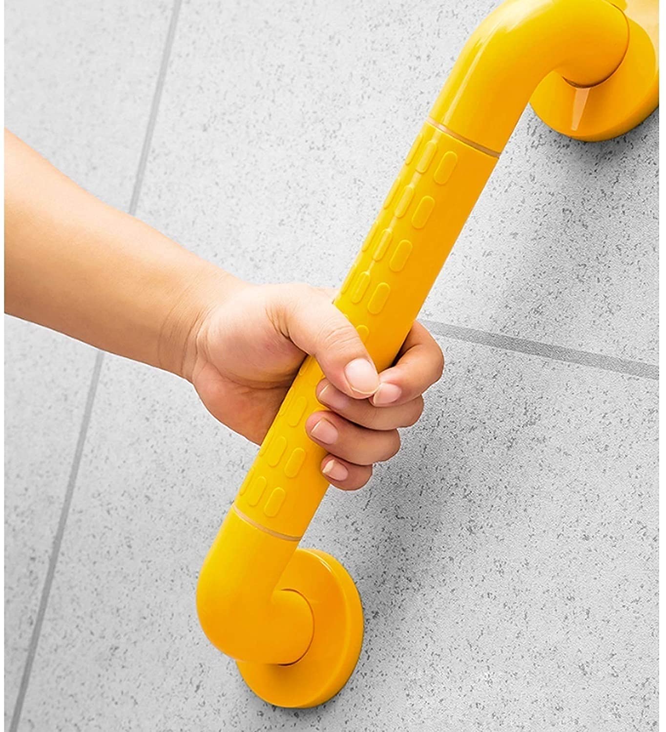 CMBSSTFC Kit per Scale in Acciaio Inossidabile per gradini Interni ed Esterni - Ringhiera a Parete Lunga 100 cm con Maniglia per maniglione da Bagno