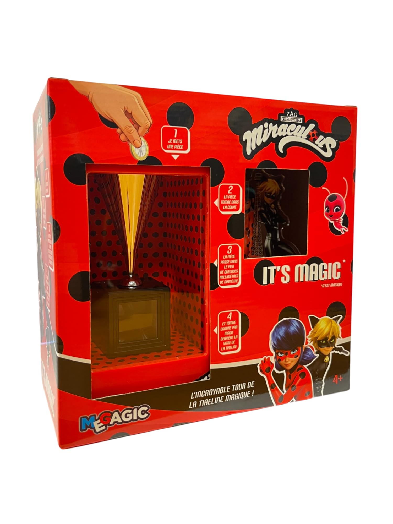 Tirelire Magique Miraculous Rouge - Megagic