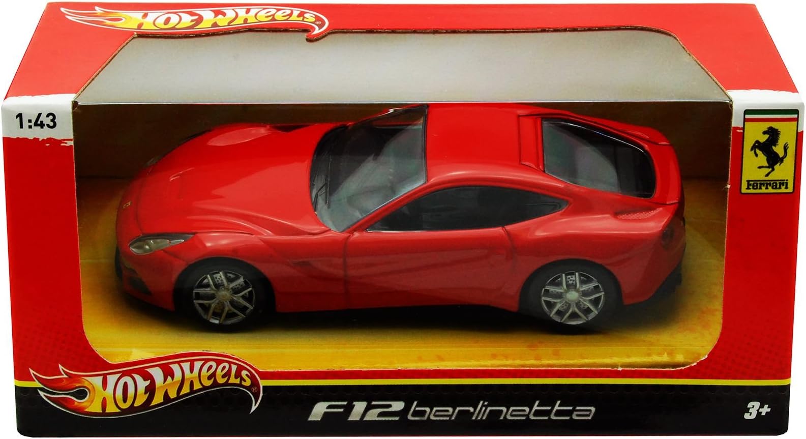Hotwheels Heritage 1:43 Ferrari F12 Berlinetra Die Cast Model (Red)