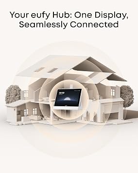 eufy Security eufy Smart Display E10, Smart Home Hub, 8 Control Panel, Compatible Devices, Four Views on One Screen, Instant Door Alerts, Daily Event Reports, One Tap Control, 64GB EMMC