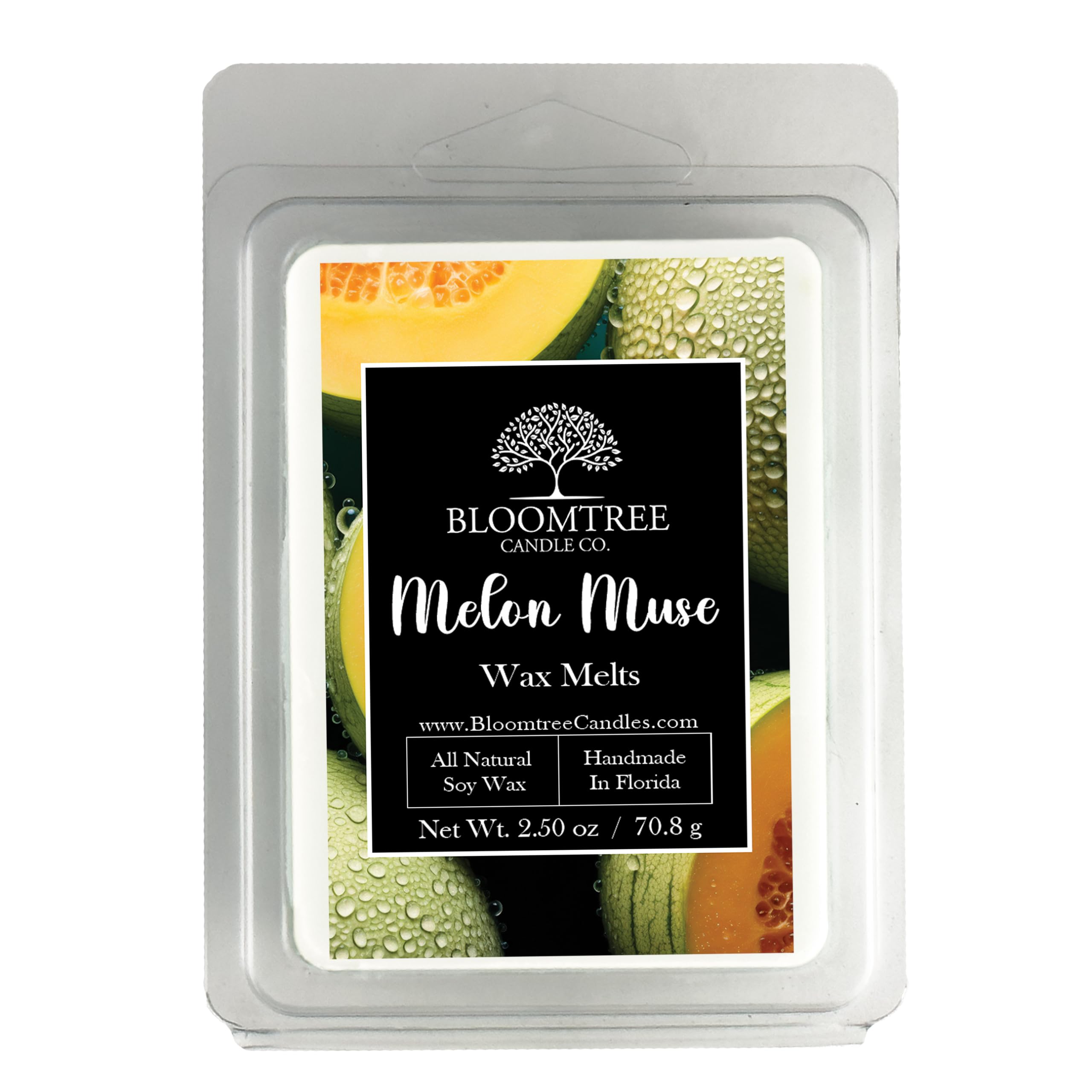 Honeydew MelonWax Melts | 2.5oz Wax Melts for Home | Easy to Use | Long Lasting | Notes Top: Cucumber, Bergamot, Middle: Honeydew Melon, Cantaloupe, Green Leaves, Strawberry, Base: Vanilla, Sugar