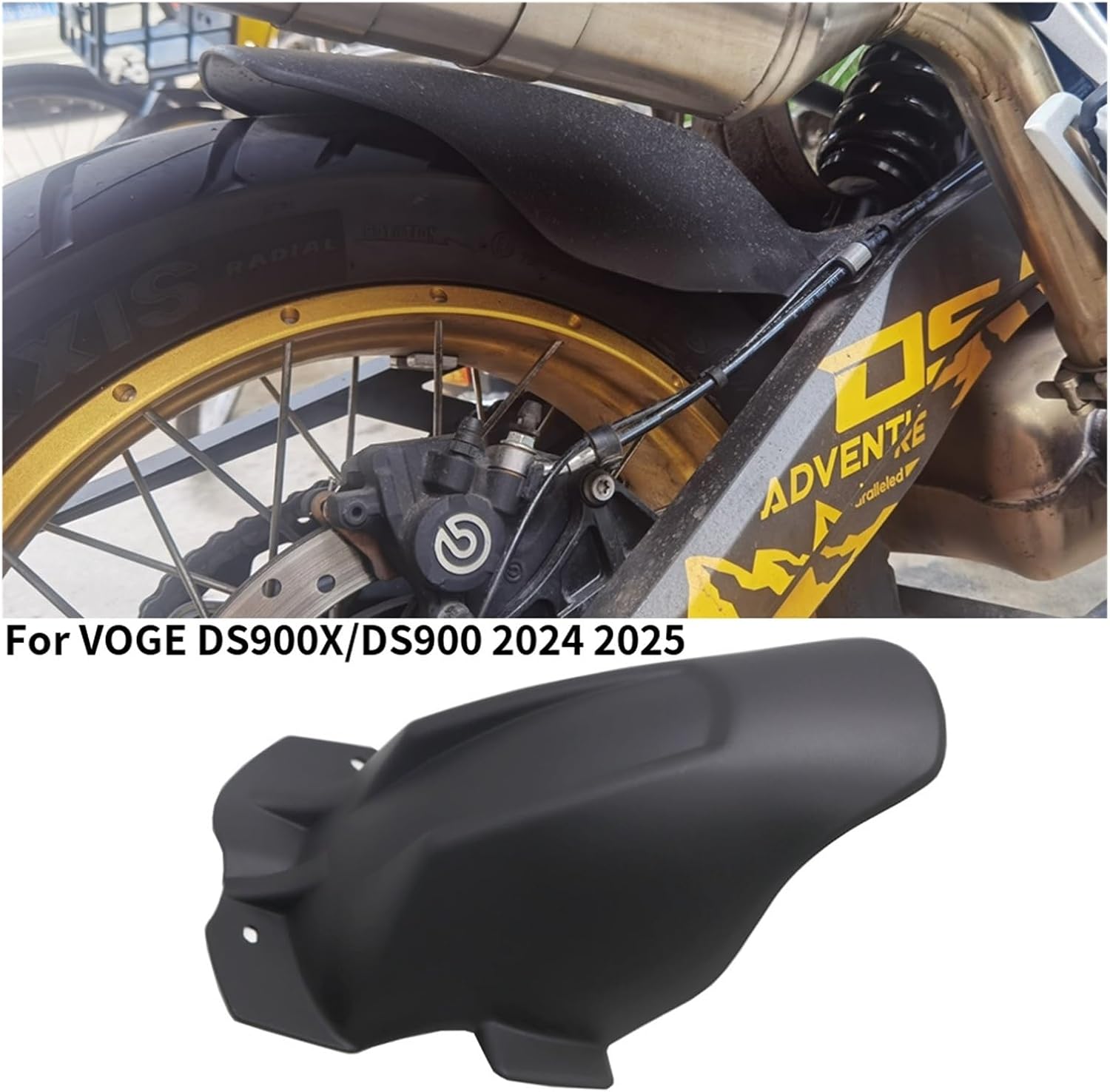 Compatible With Valico 900DSX DS900X DSX900 DSX 900 DSX 900X 2024 2025 Motorcycle Rear Hugger Mudguard Mud Flap Splash Guard