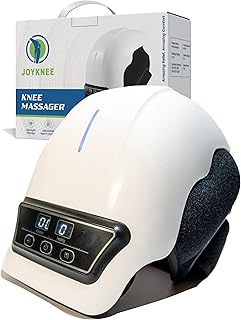 Cordless Knee Massager with Heat & Red Light Therapy – Adjustable Heat & Vibration – Lightweight, Portable & Multi-Use for Knees, Shoulders & Elbows – Relaxing and Comfortable Design