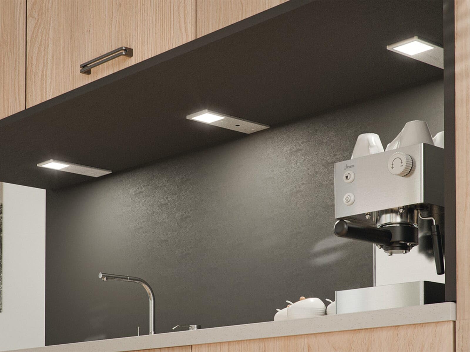 HÄFELE - 833.77.451 Unterbauleuchte Loox5 LED 3100 Schwarz 5-er Set