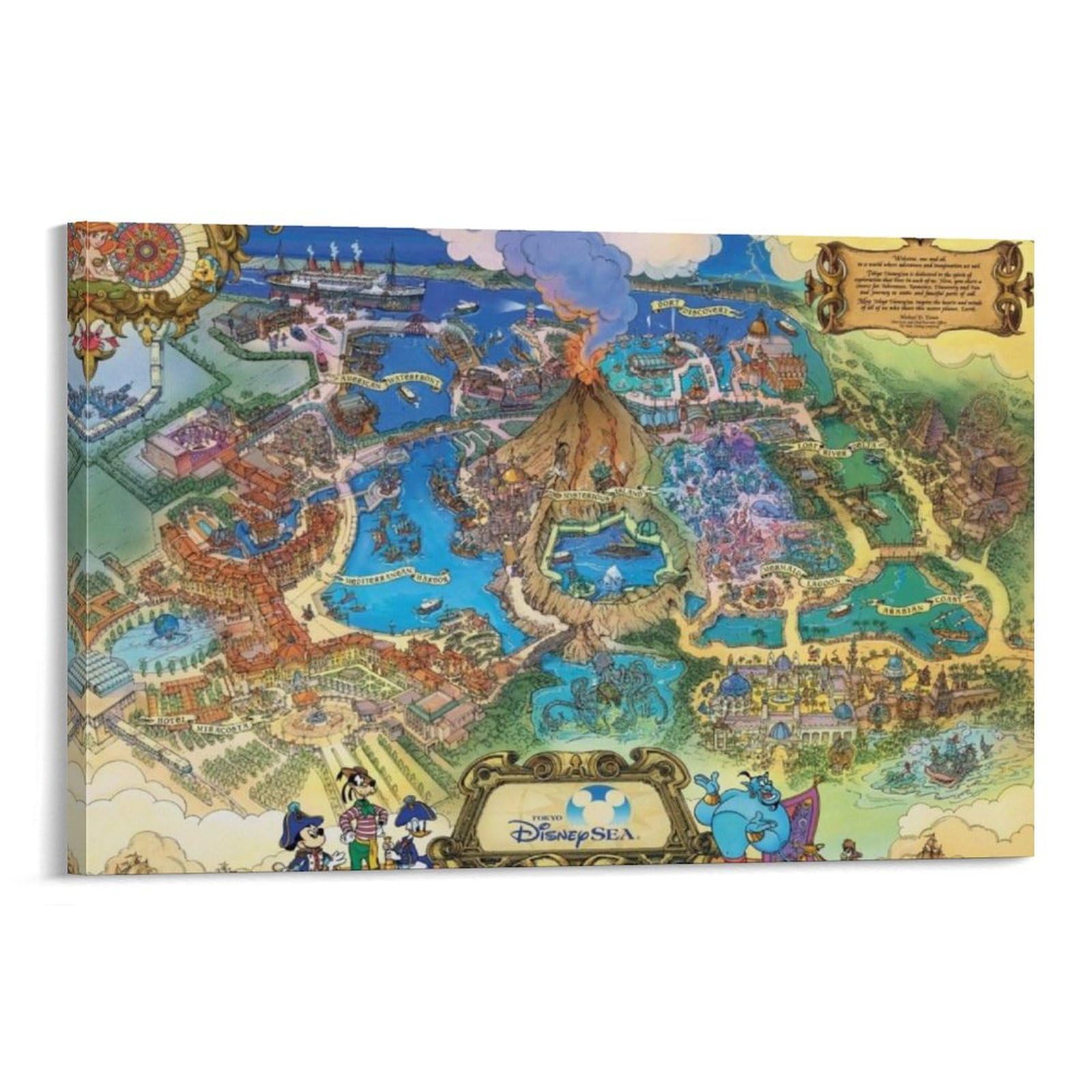 Amazon.co.jp: 世界のディズニーパーク絵地図 夢の国をつくるための