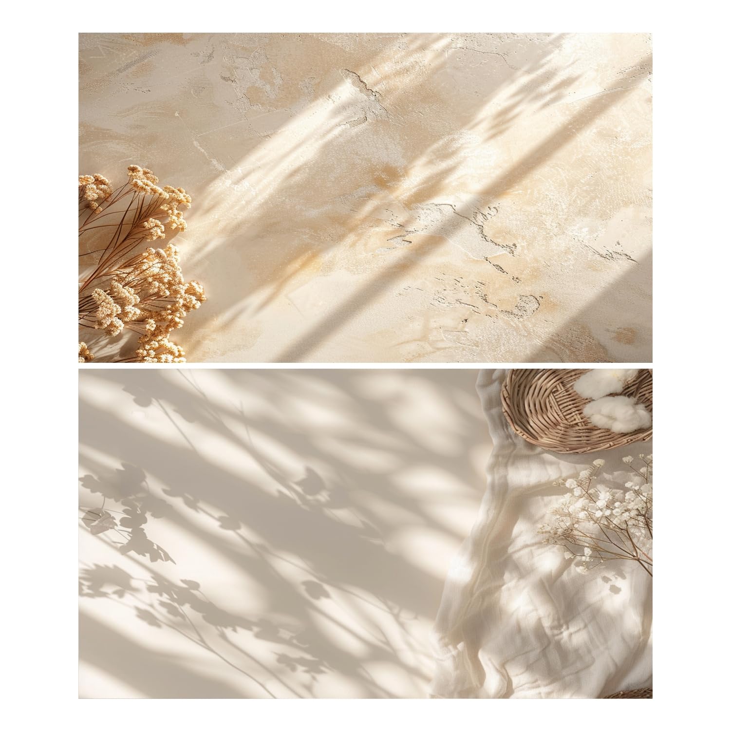 Sheet 2 in 1 Product Photography Backdrop 3D Flat Lay Tabletop Double-Sided 20x29 Photo Background PVC Wrinkle Free for Small Products Food, Cosmetics Shoot (Combo 4)-image-10