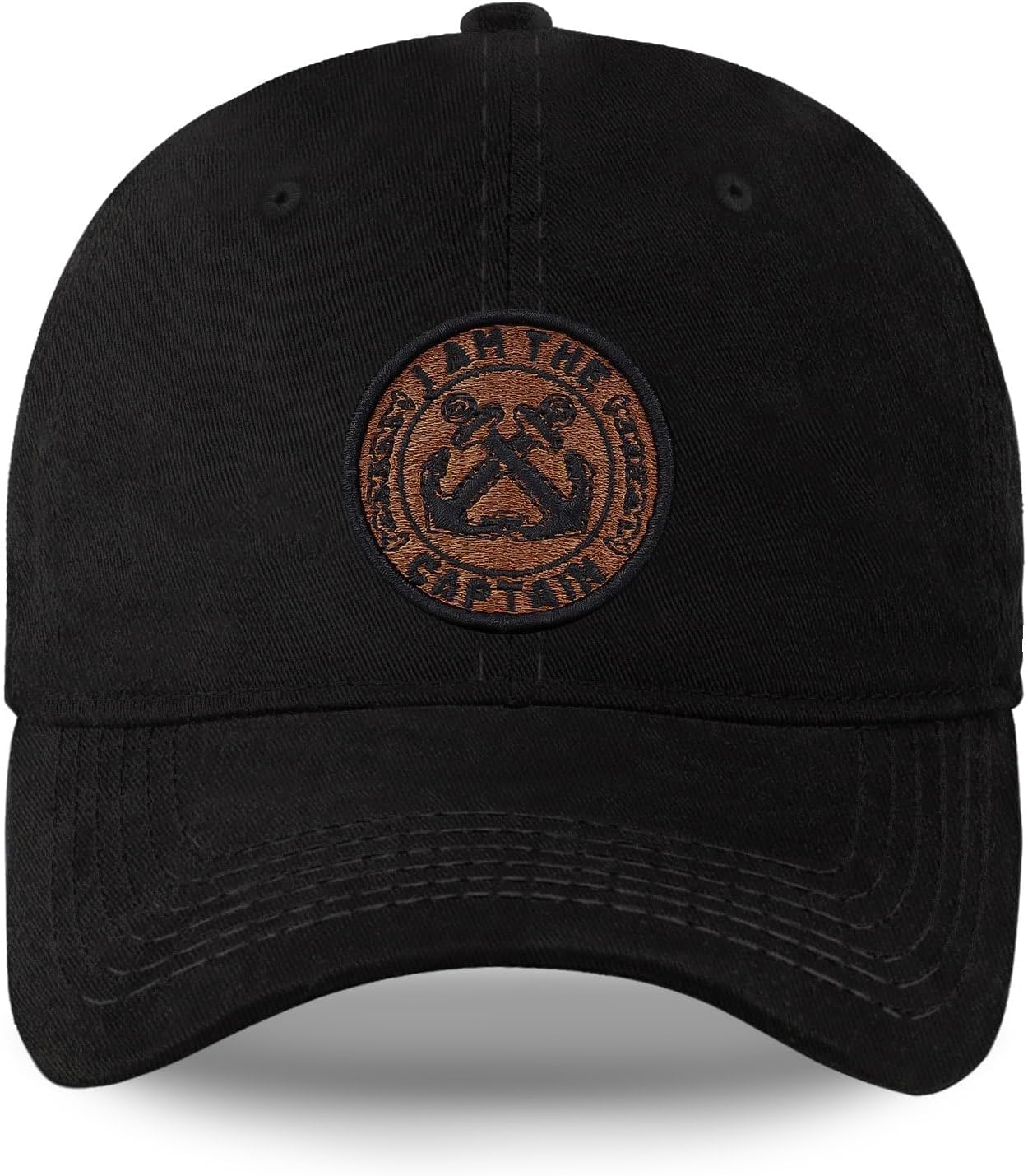 Captain Hat for Men Women - Embroidered Mariners Hat Sailor Boat Captain Baseball Cap - Image 2