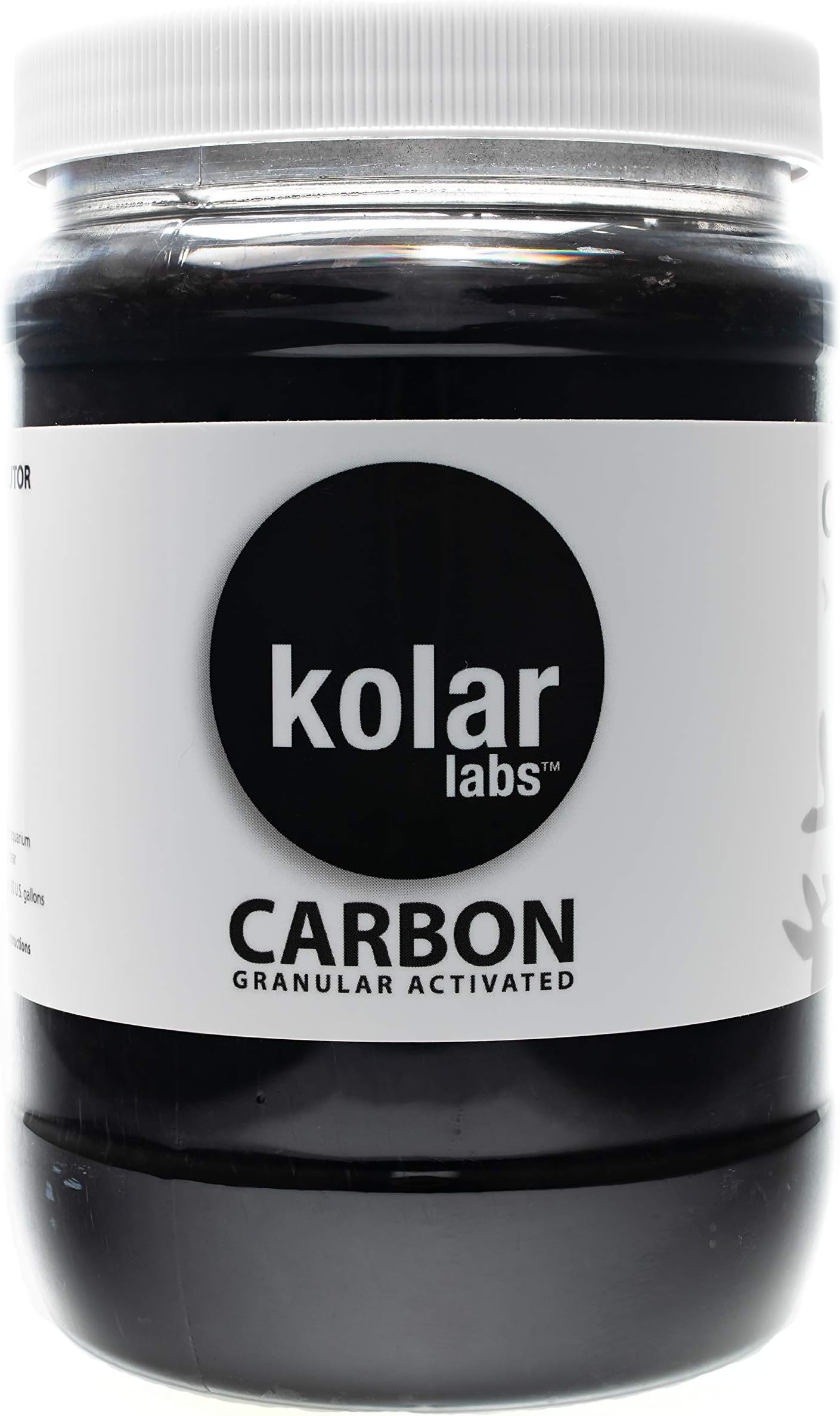 Kolar Labs Crystal Cal Activated Carbon – Large Jar, Activated Charcoal for Aquariums and Fish Tanks