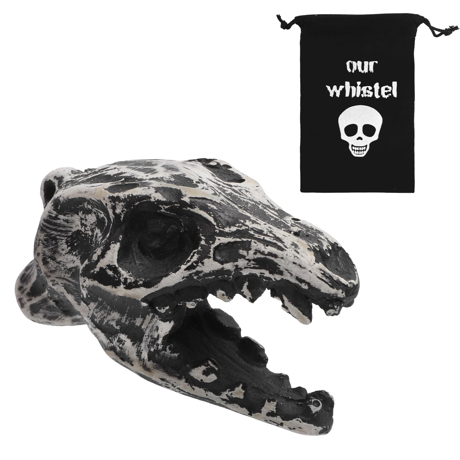 BOXOB Aztec Death Whistle, Dinosaur Dark Skull 125 dB