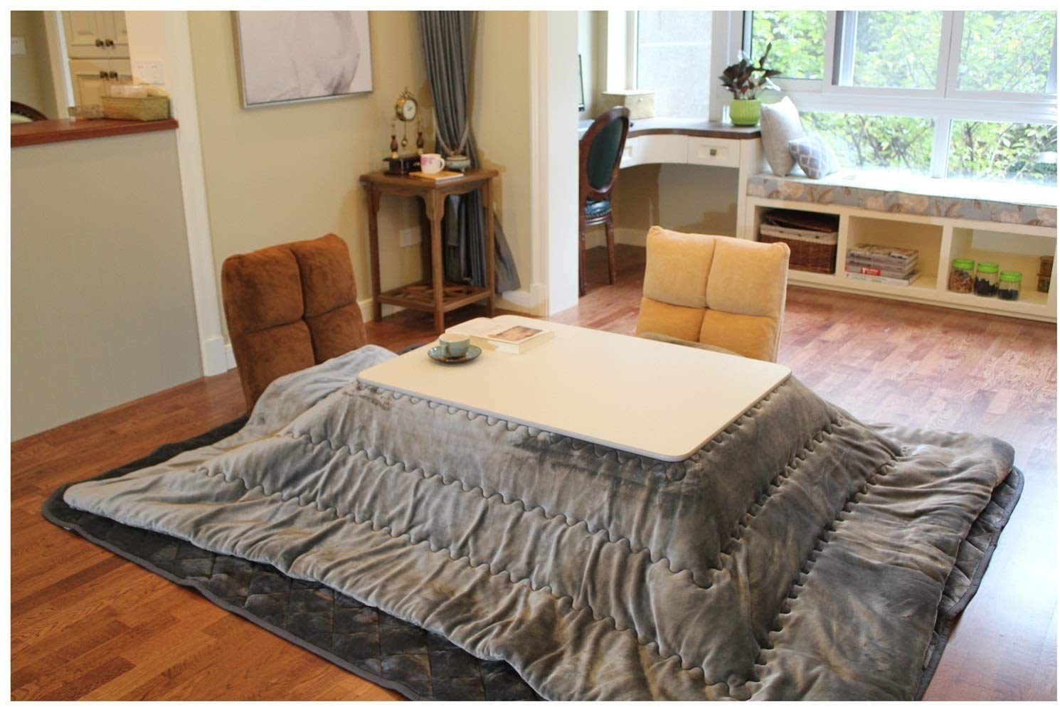 Buy Kotatsu Table with Heater and Blanket Japanese,4pcs Set Japanese