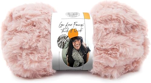 Miniatura 7 de Lion Brand Yarn Go for Hilo voluminoso sintético, grueso y rápido, Chinchilla, 72 pies (paquete de 1 madeja)