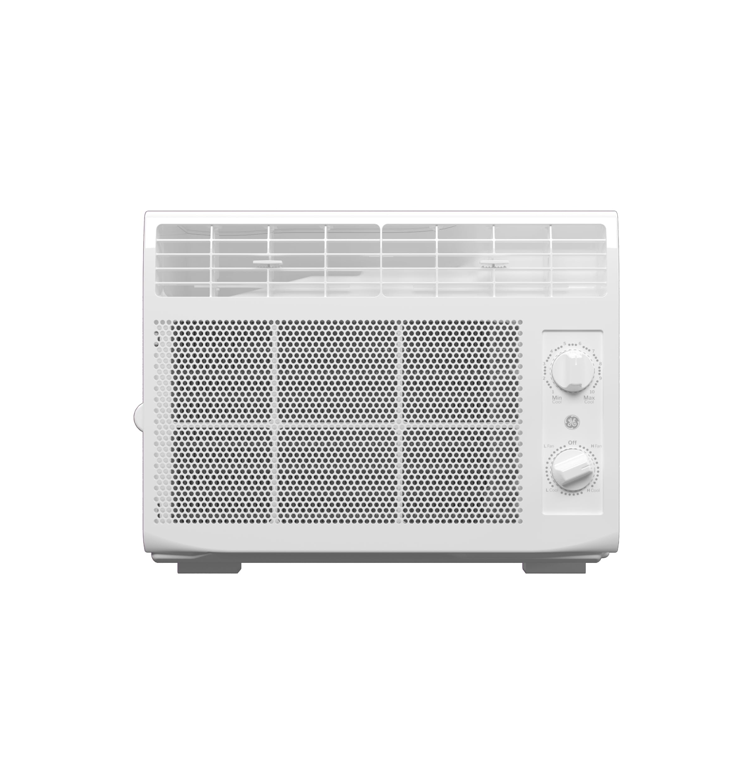 Photo 1 of GE Window Air Conditioner 5,000 BTU AC Unit for Small Rooms up to 150 sq ft with Manual Controls & 2 Cooling Modes for Bedroom or Living Room, Easy Install Kit, White