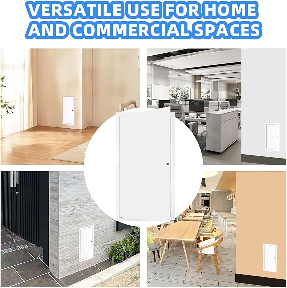 14 x 29 Metal Access Panel, 1MM Thickened Access Panel for Drywall, Aluminum Access Panel for Walls and Ceilings, Rust-Resistant and Easy-to-Install Drywall Access Panel