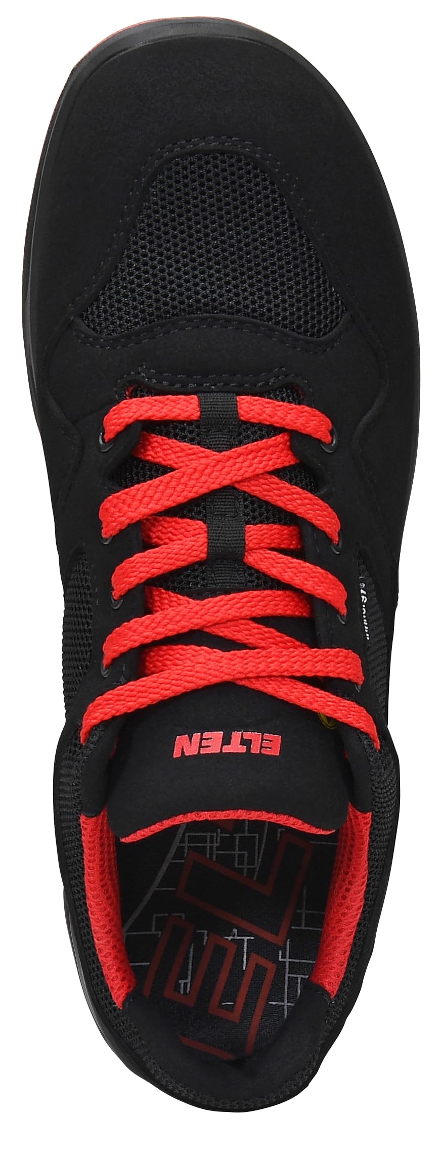 ELTEN ELTEN Sicherheitsschuhe LAKERS XXT Low ESD S1P, Damen, Herren, sportlich, leicht, schwarz/rot, Kunststoffkappe - trampki bezpieczeństwa Uniseks