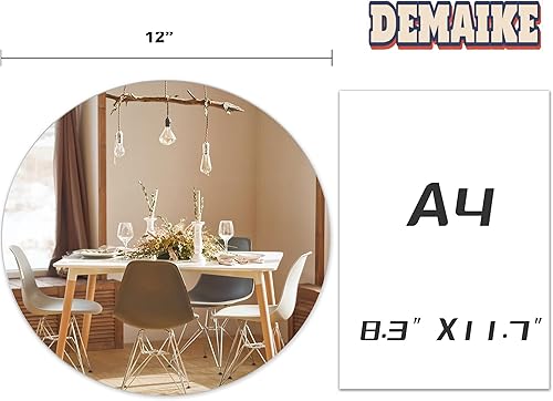 Miniatura 4 de Centros de mesa de espejo redondo  Juego de 12, espejos de vidrio de 12 pulgadas para mesas, placa de vela, azulejos decorativos, manualidades,