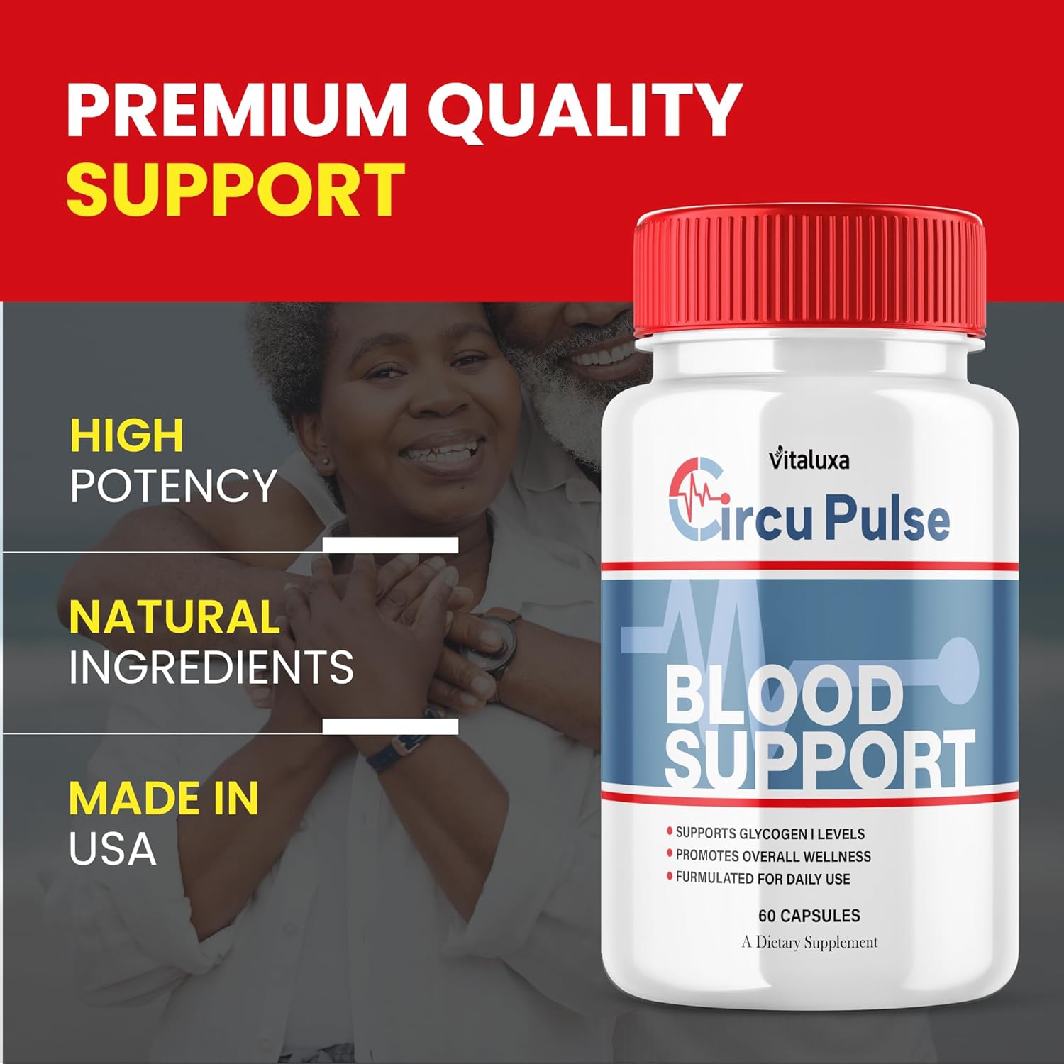 (3 Pack) CircuPulse Blood Support, Circu Pulse Blood Glycogen Supplement Capsules Advanced Balance Formula Maximum Strength, Ciruculation Flow Pills Health Wellness Natural Pressure Blend (180 Ct)