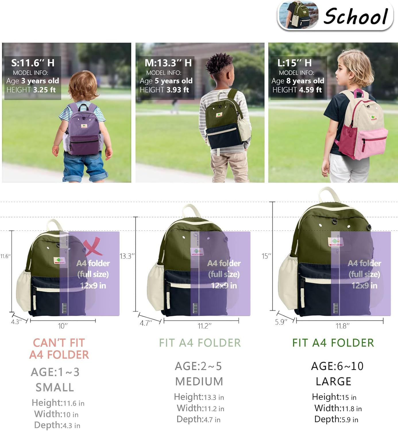 Kids Backpack for Boys: Boys Backpack 6-10 - Kindergarten Elementary School Bookbag for Girl - Image 3