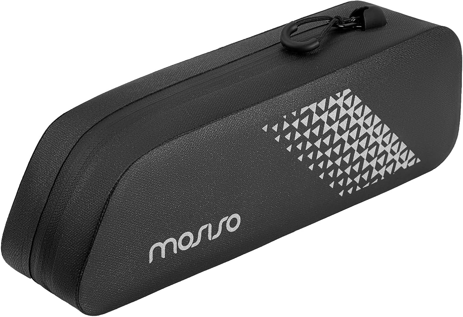 MOSISO Bike Frame Bag Top Tube Bike Bag, Waterproof Bicycle Front Frame Bags with Detachable Shoulder Strap, Cycling Accessories Tools Pouch Storage for Road Mountain Cycling, Black