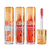 Vista 8 de Duck Lip Plumper Glow - Aceite hidratante para labios con grasa y brillo para labios que hacen que los labios sean más llenos (01)