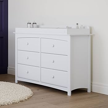 Drawer オールインワン　34 Amazon.com: Storkcraft Kenton 6 Drawer Double Dresser (White