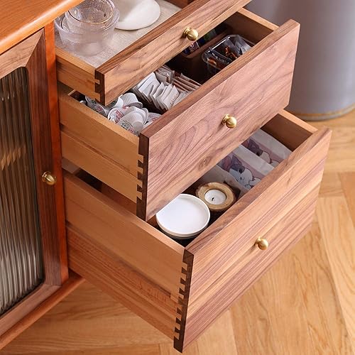 Miniatura 4 de RZDEAL 12 mini tiradores redondos de latón macizo de 0.748 in, manijas antiguas para cajones de gabinete, manijas minimalistas modernas (dorado)