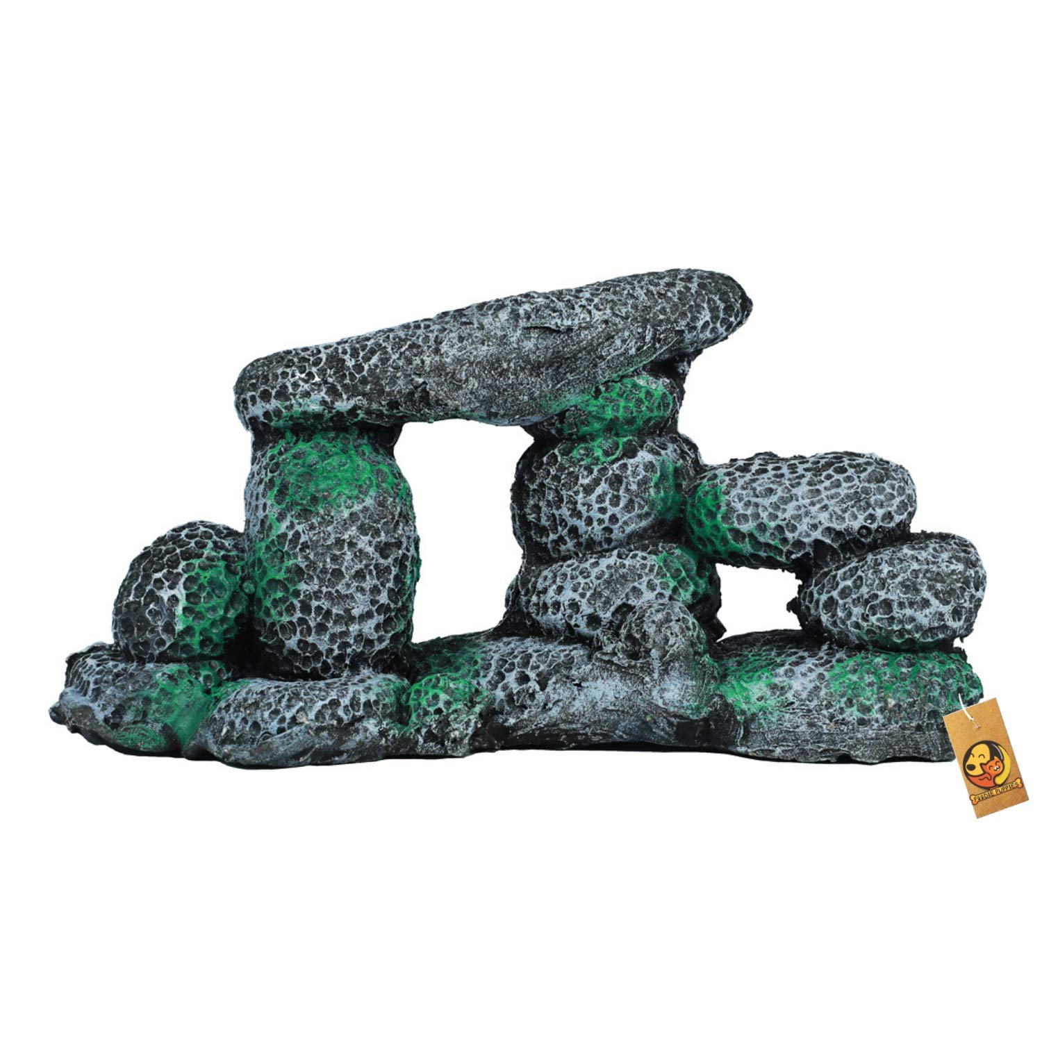 Foodie Puppies Natural Looking Aquarium Decor Ornaments/Toy for Fish- 17cmx6.5cmx7cm (Sea Rock) (B0925PGHZ6) Amazon Price History, Amazon Price Tracker