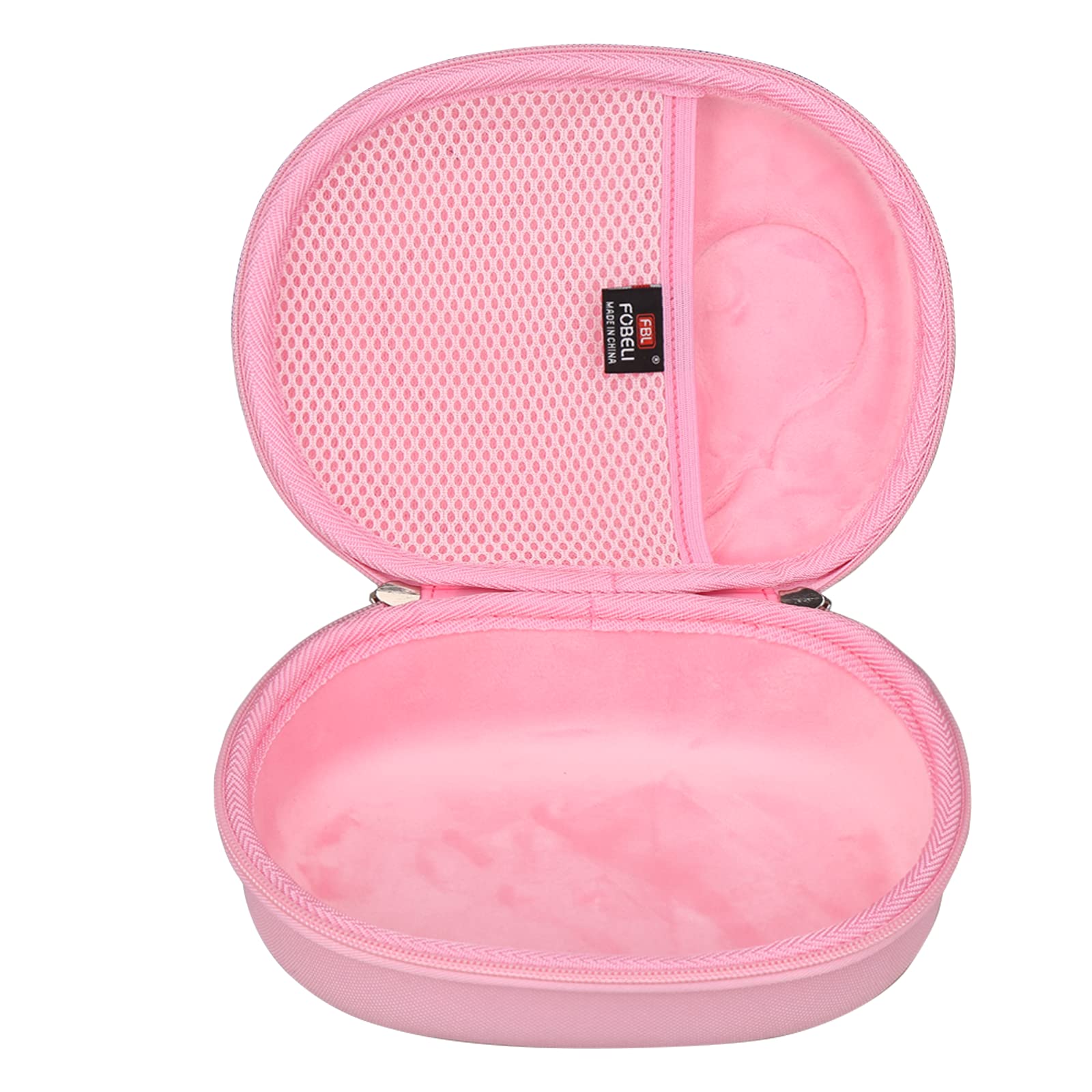 FBLFOBELI Kopfhörerhüllen EVA Hard Storage Case für JBL Tune 500BT/510BT/T450BT/710BT/JBL Live 650 BT NC On-Ear Wireless Bluetooth Kopfhörer, Reise Schutztasche (Rosa)