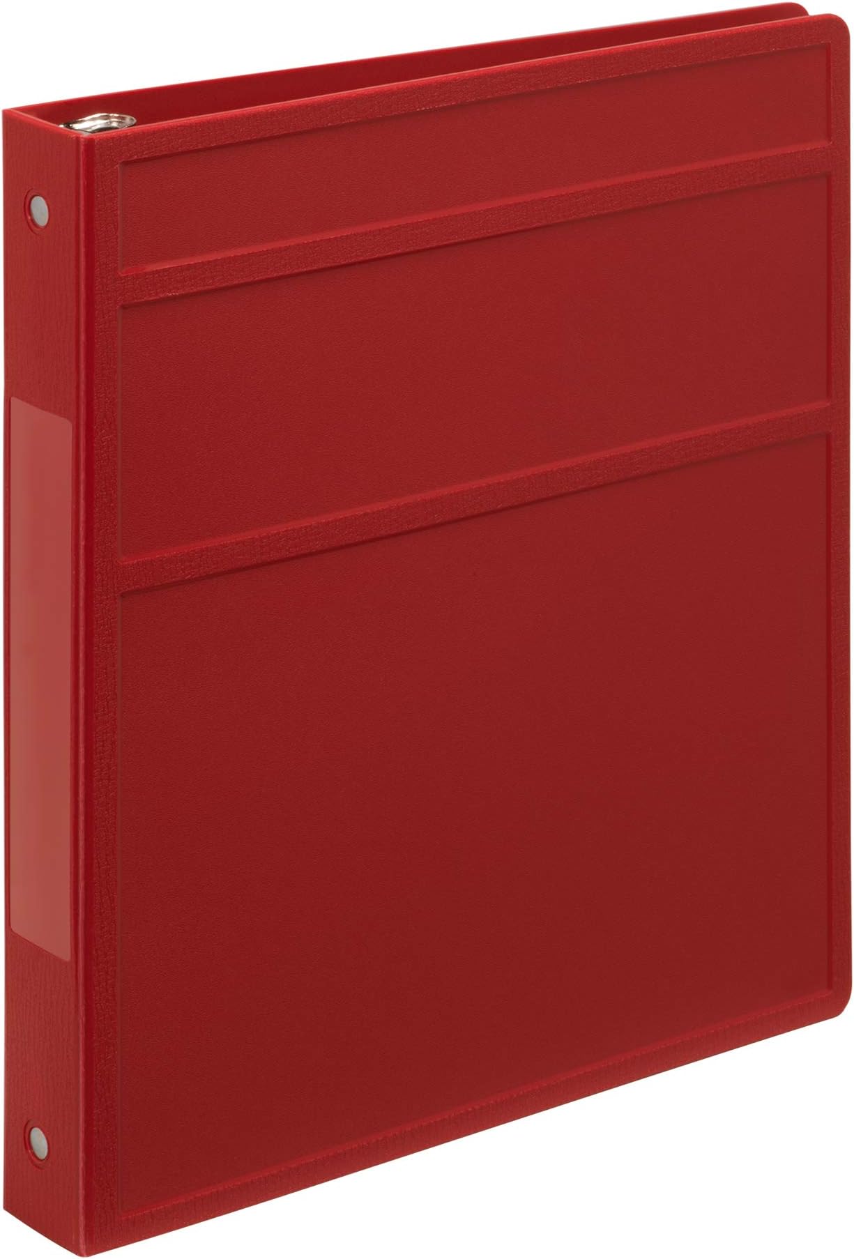 Ceremonial Binder Red with Gold Foil (1inch Spine) View Binders Office Products