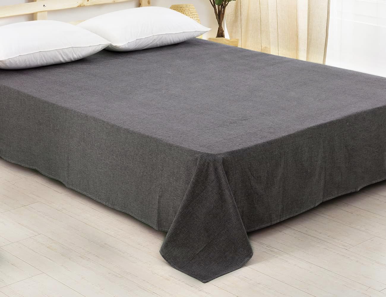 Amazon｜フラットシーツ クイーン 250x260cm 敷きシーツ ベッド