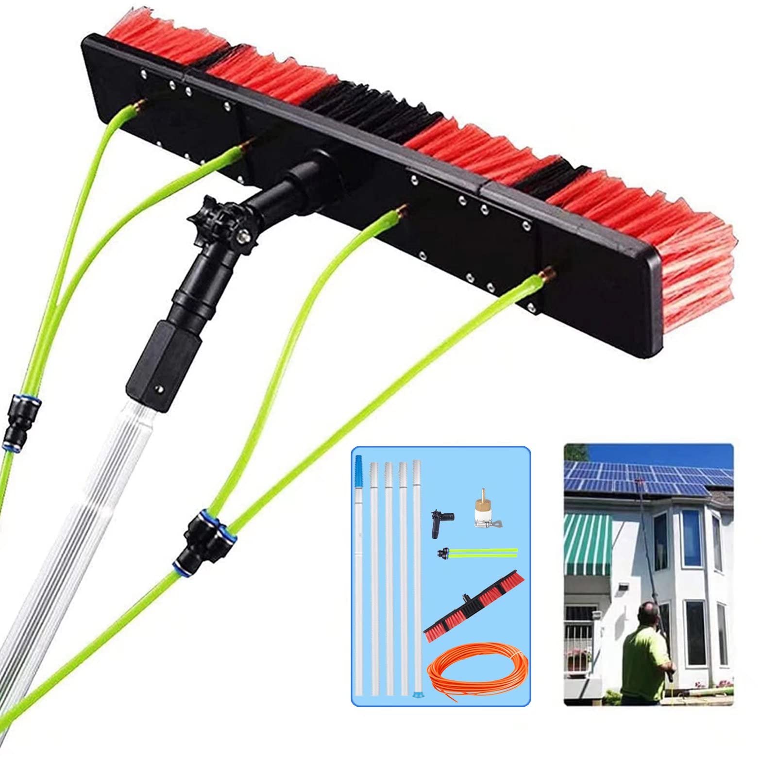 Surface Brush With Telescopic Rod, 170 Cm, Patio Brush, Wild Boar