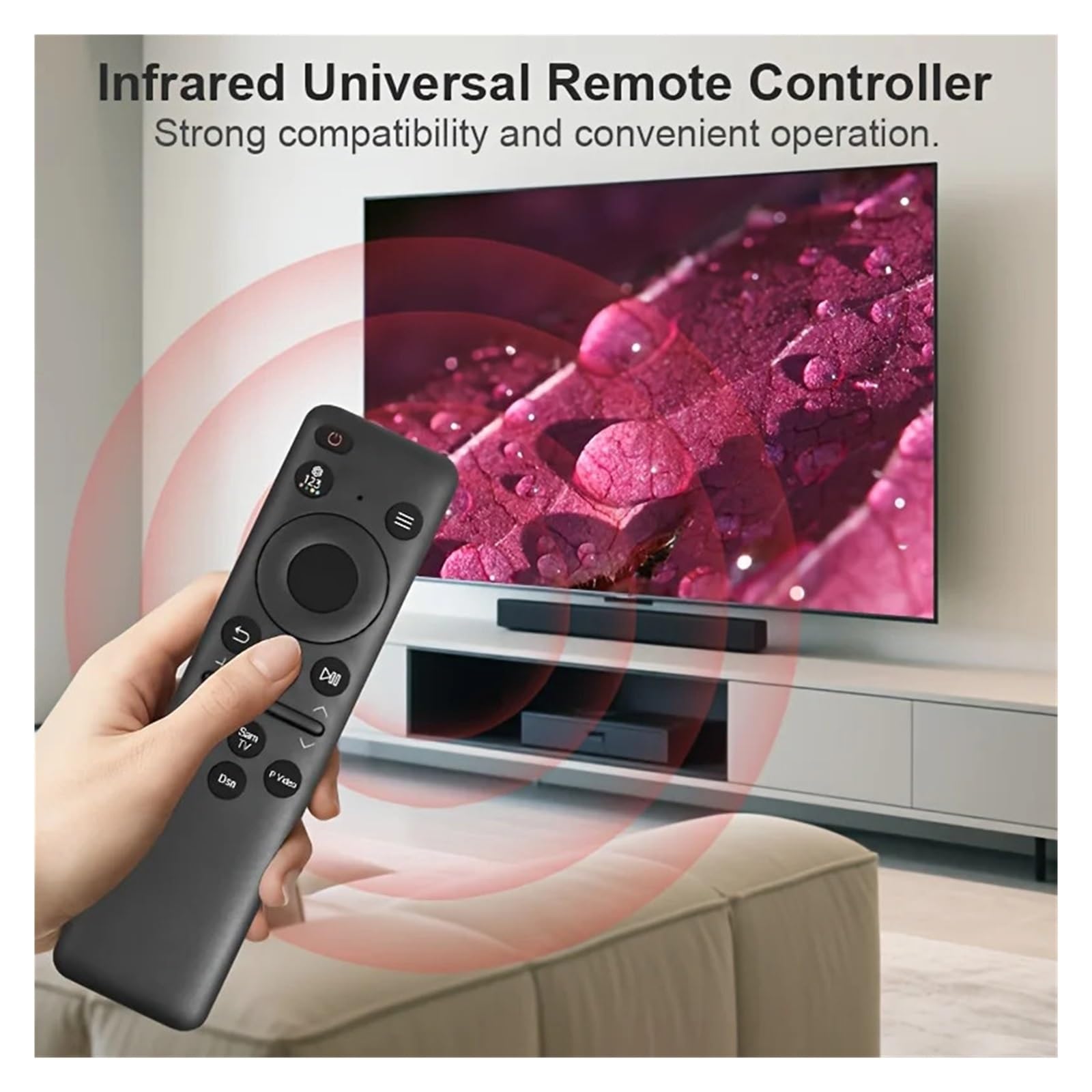 1 szt. Nadaje się do pilota do telewizora BN59-01432A Kompatybilny z funkcją głosową Crystal UHD Neo QLED