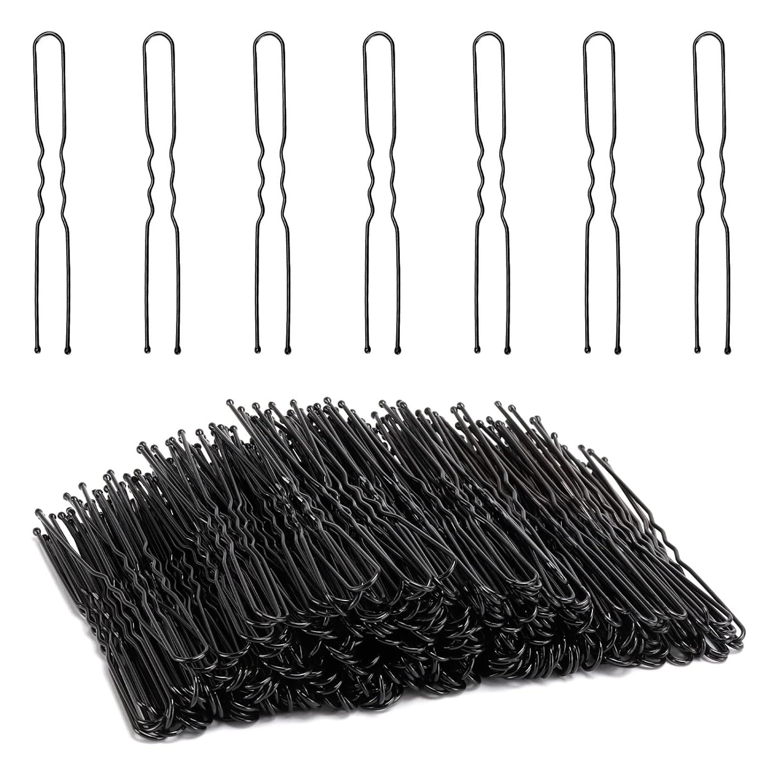 Tbestmax 300 Hair Bun Bobby Pins U Shaped Pin with Box