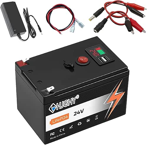 24V 8Ah 10Ah 12Ah LiFePO4 Battery 24V Outdoor Portable Battery