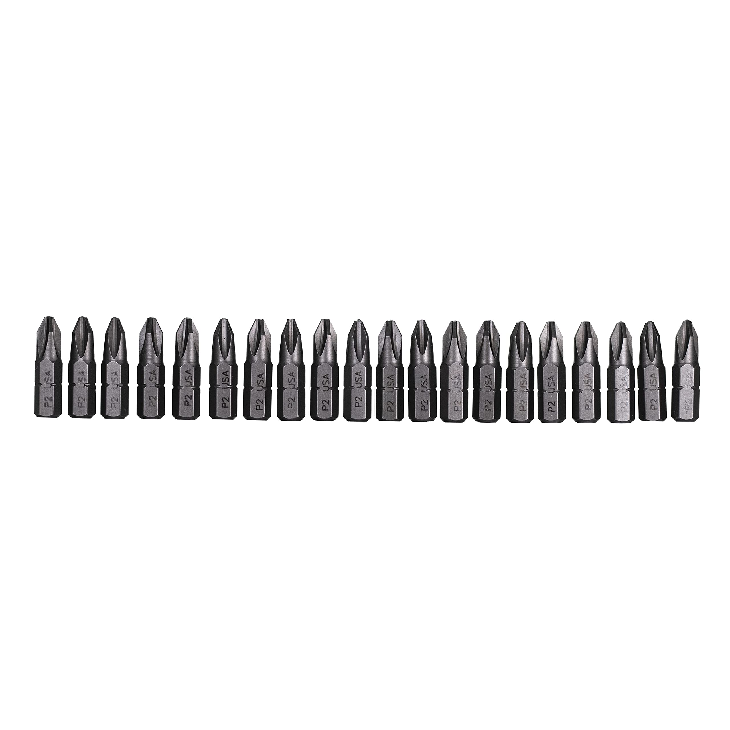 No. 2 brocas Phillips de 1 pulgada, paquete de 20