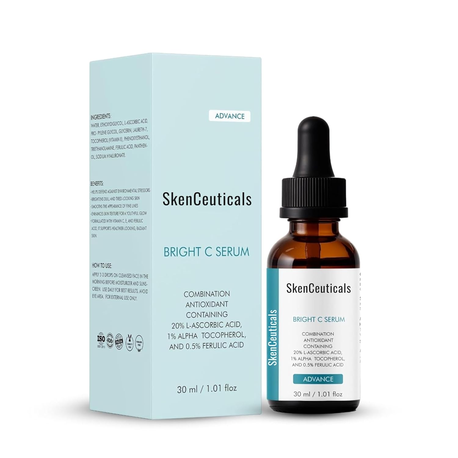C E ferulic serum, Advanced Antioxidant Formula, 20% L-Ascorbic Acid, 1.01 fl oz - Image 2