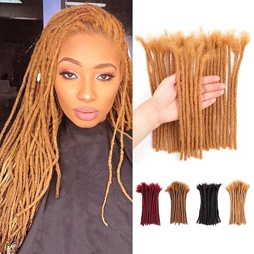 Miniatura 9 de Extensiones de cabello humano de 10 pulgadas de grosor, 10 hebras de cabello 100 % humano, completamente hechas a mano, se pueden rizar y decolorar,