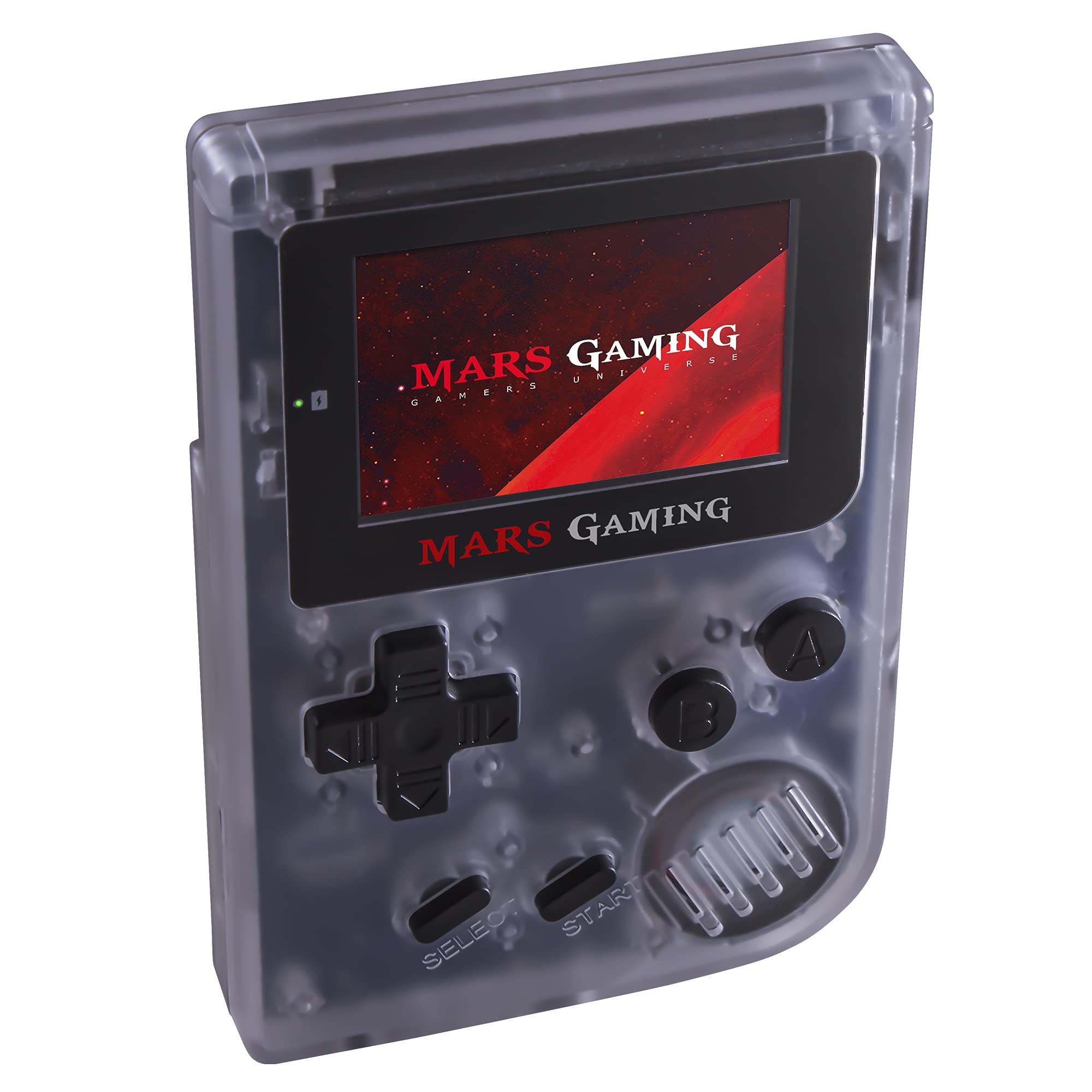 MARSGAMING MRBW Console con 151 giochi, Slot MicroSD, emulatore GBA, Sega, NES, FC/SFC White