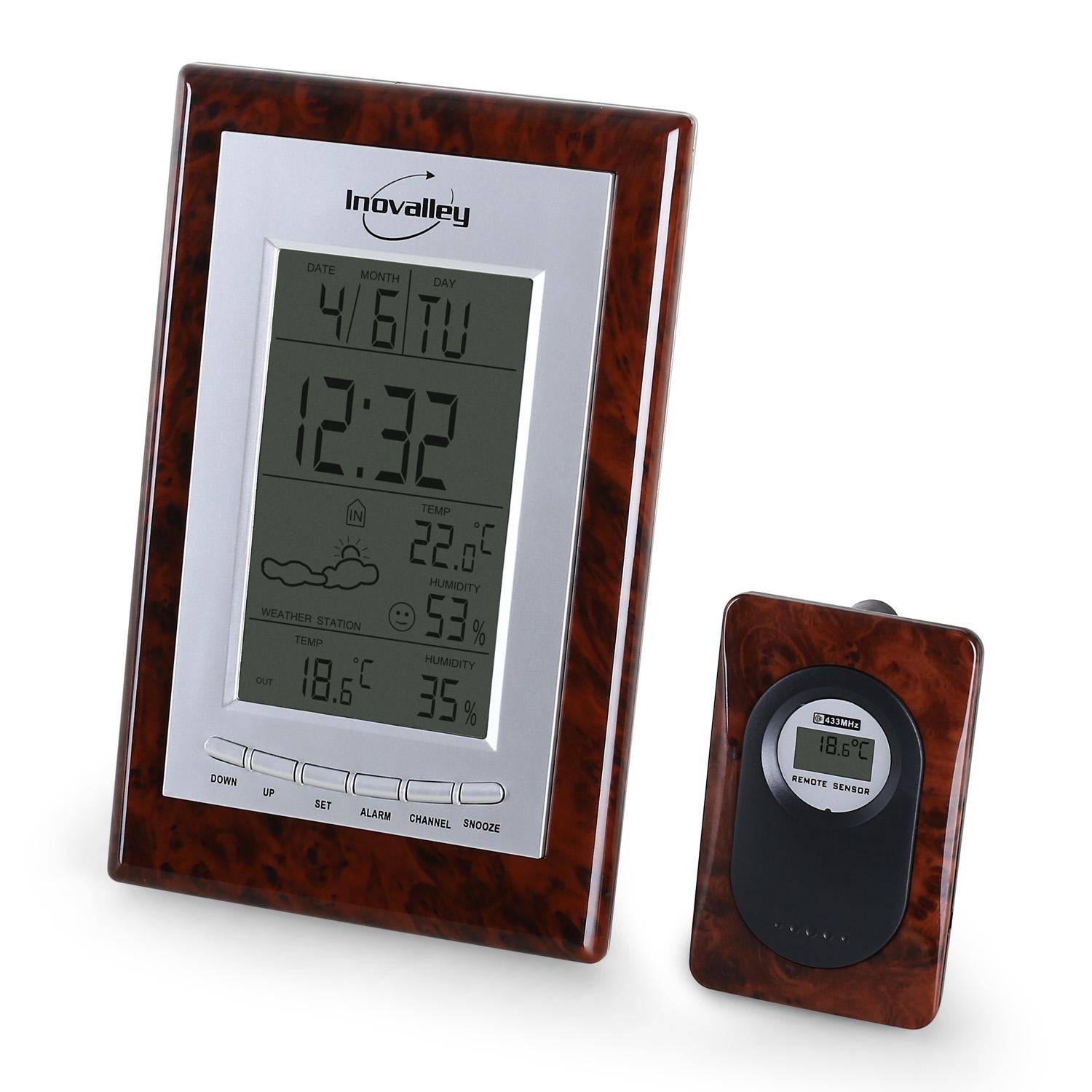 Inovalley SM 121 Station météorologique réveil