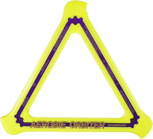 Aerobie Orbiter Bumerang de alto rendimiento, 11.5 pulgadas, amarillo